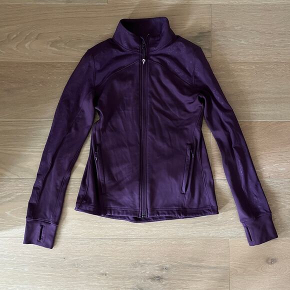 Ivivva Lululemon Girl's Plum Full Zip Jacket sz 14 - Picture 1 of 5